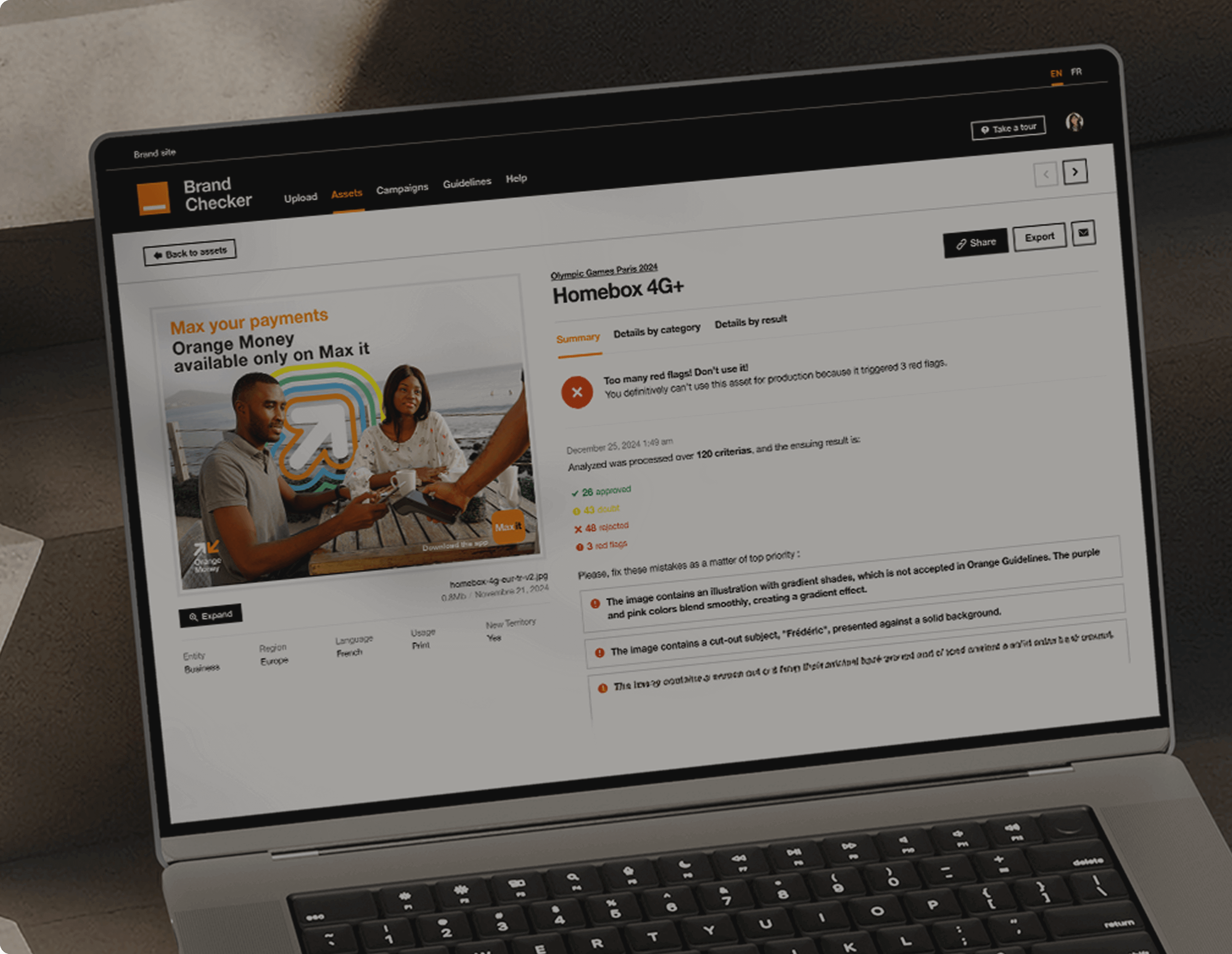 Brand checker